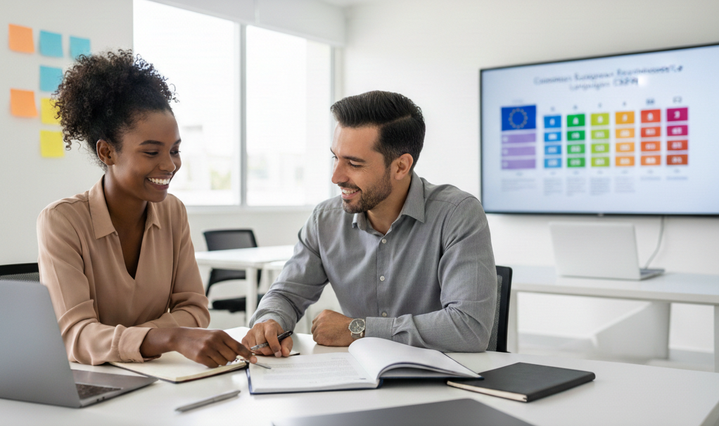 Profesionales en República Dominicana ejecutando un plan de acción para dominar el inglés