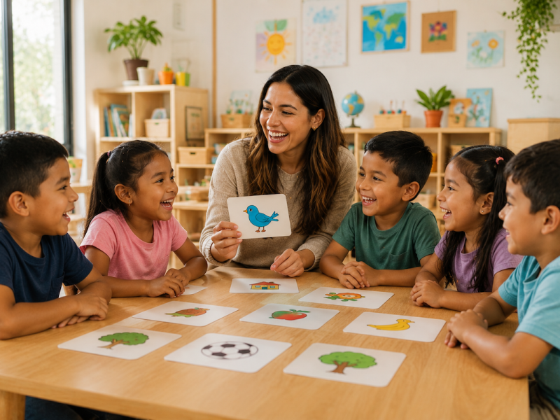 enseñar inglés a niños